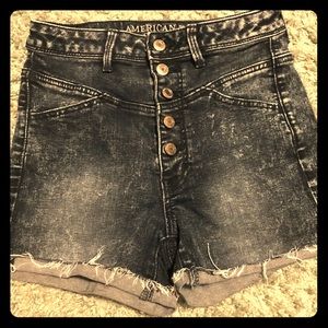 American Eagle High Waisted Super Stretch Shorts